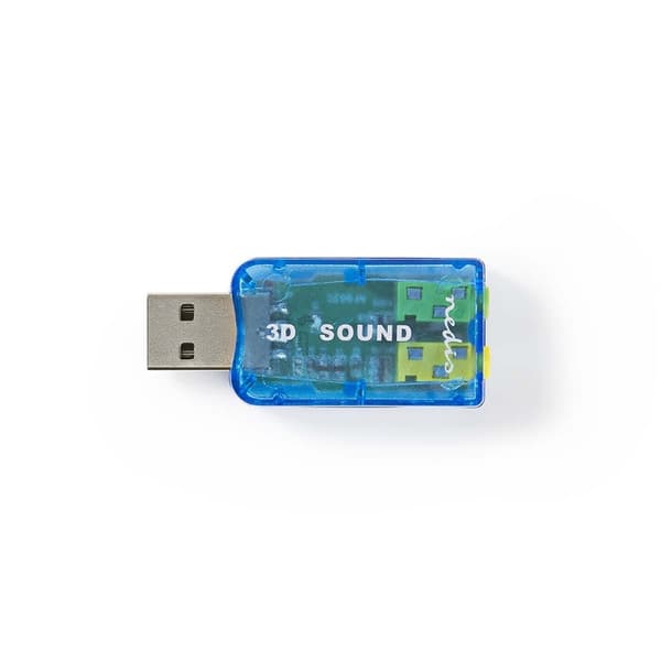 Nedis Lyd kort | 5.1 | USB 2.0 | Headset forbindelse: 3.5 mm Male