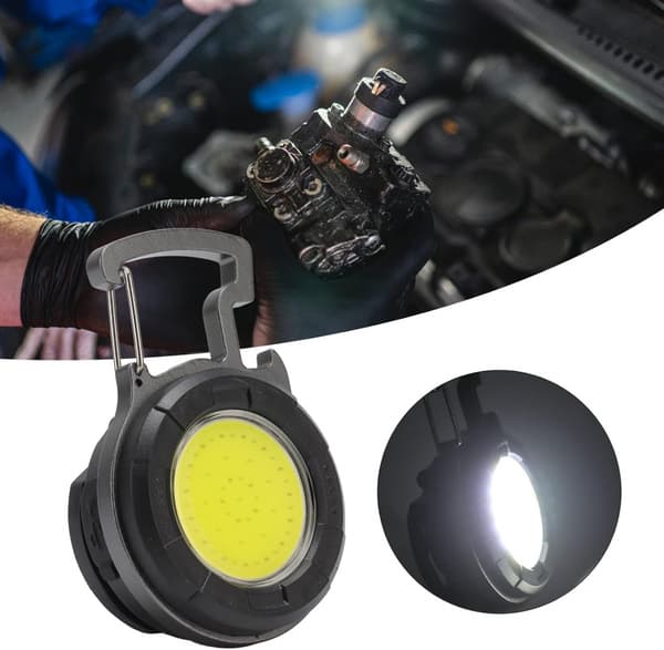 LED-lys med karabinkrok