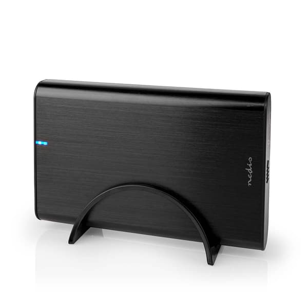 Nedis Hårddiskhölje | 3.5 " | USB 3.1 Gen1 | USB Type-A / USB Type-C™ | Notebook / PC | Aluminium