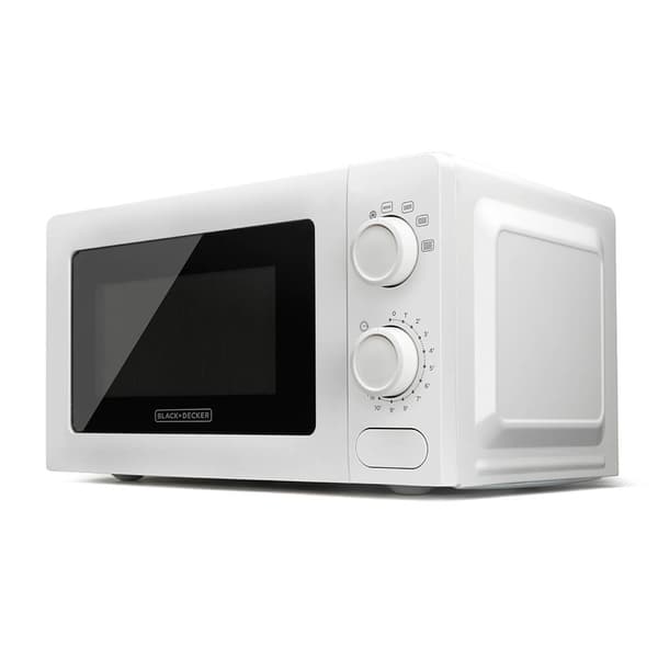 BLACK+DECKER Mikrobølgeovn 20L 700W Hvit