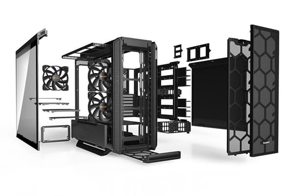 Be Quiet! Silent Base 802 ATX-kabinet med vindue, sort