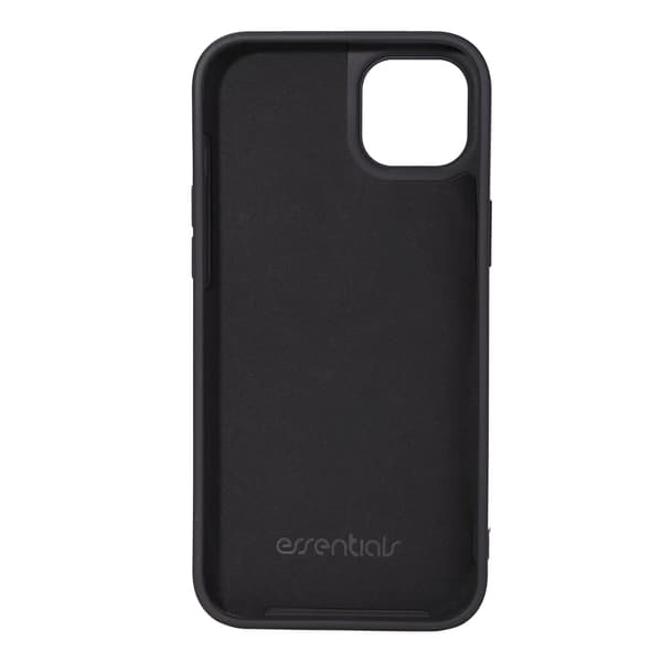 Essentials iPhone 14 Plus Mag-bakdeksel i silikon, svart