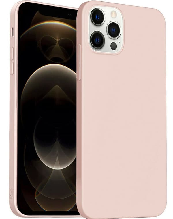Silikonikotelo Iphone 14 Pro:lle, vaaleanpunainen