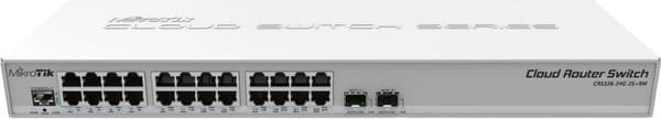MikroTik Cloud Router Switch CRS326-24G-2S+RM – 24-portars switch