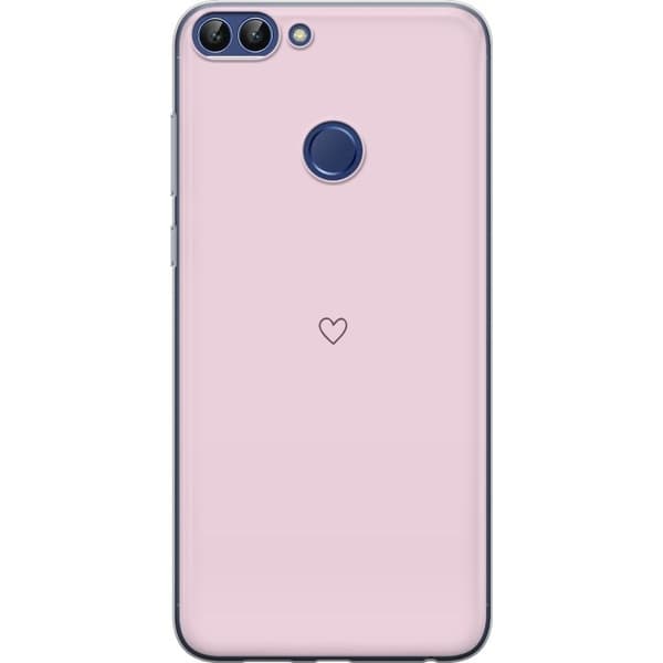 Mobilcover til Huawei P smart med Hjerte motiv