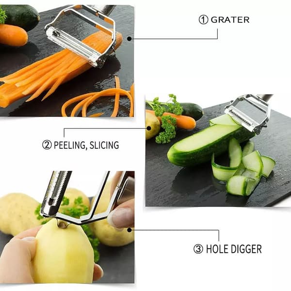 Multifunktionelt Rivjärn för Frukt & Grönsaker