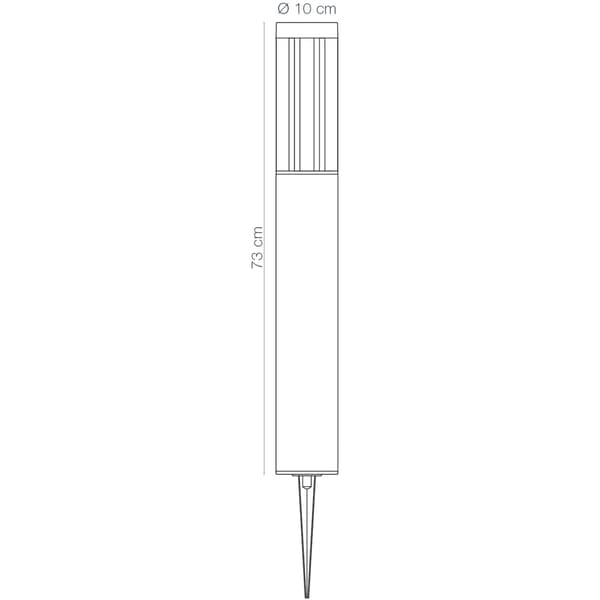 LightsOn Helix Pullert 73cm 560lm 3000K 8W Antracitt