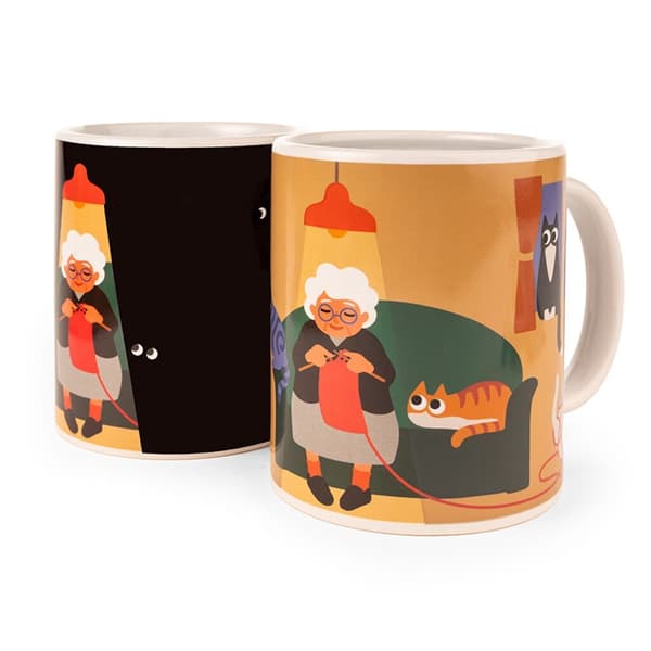 Kikkerland Katt Lady Morph Mugg