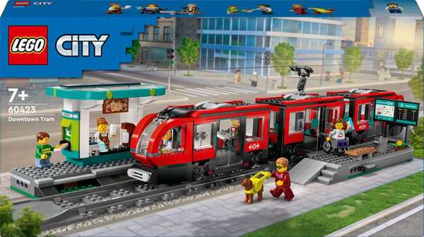 LEGO City Tog 60423 - ekspresstoppested i centrum