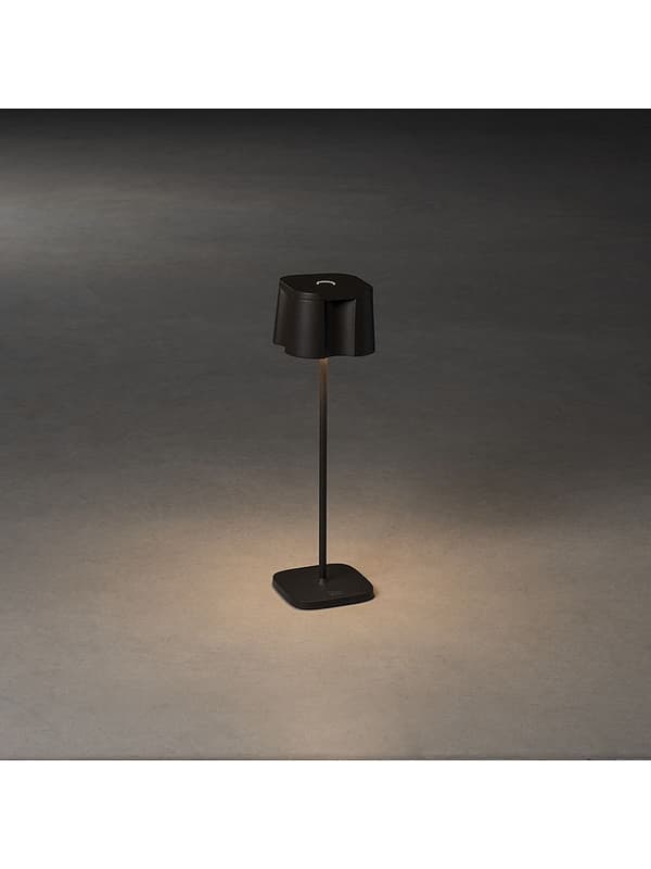 Konstsmide Bordslampa Nice svart USB Konstsmide