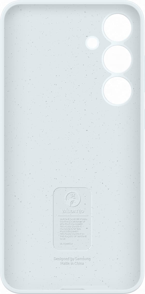 Samsung Galaxy S24+ silikonfodral, vit