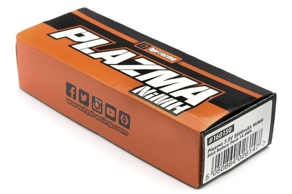 Plazma 7,2 V 2000 mAh NiMH Stick-batteripakke