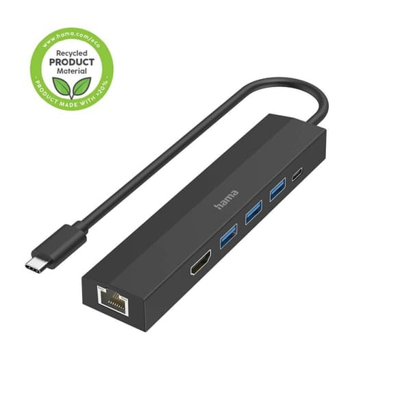 HAMA USB-C Hub Multiport 6 Ports