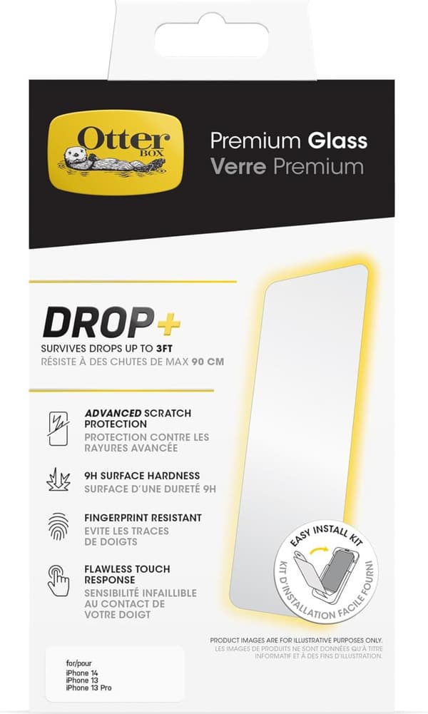 Otterbox Glass Iphone 16e/14/13/13 Pro - Clear