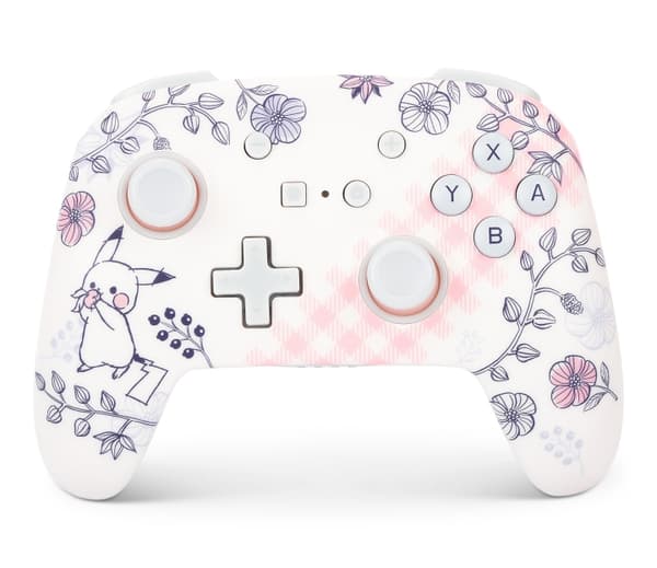 PowerA Forbedret trådløs controller - Pikachu Garden (Nintendo Switch)
