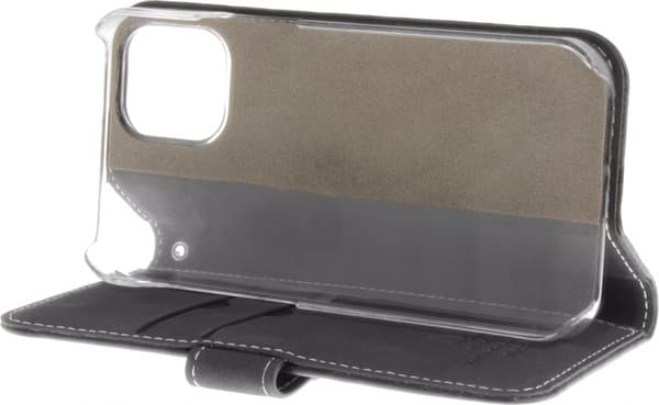Insmat Exclusive Flip Case Pungetui, iPhone 12 mini, sort