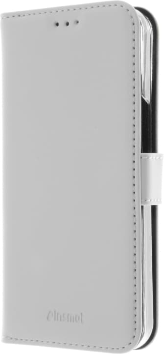 Insmat Exclusive Flip Case Pungetui, iPhone 13, hvid