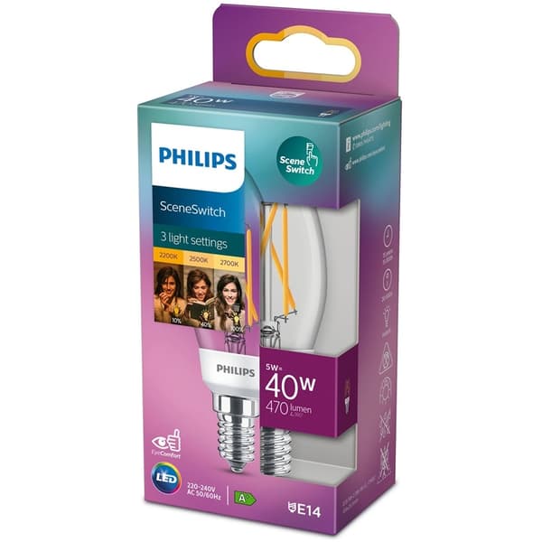 Philips LED SceneSwitch E14 P45 Crown 4
