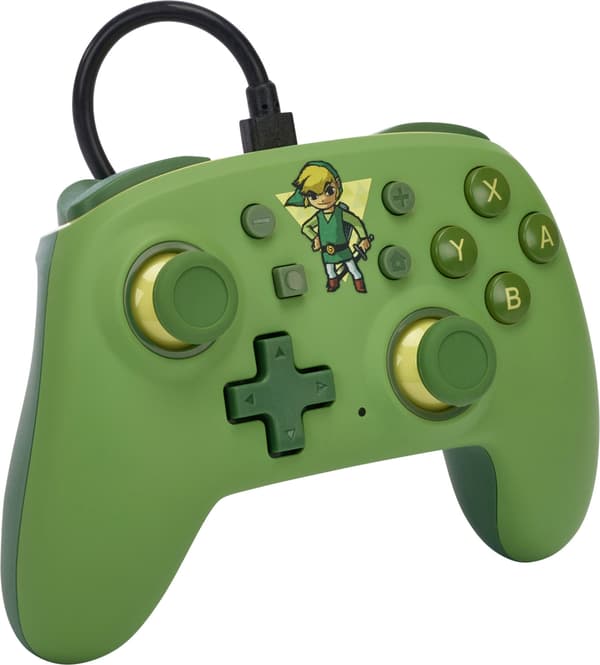 PowerA Nano trådbunden handkontroll, Toon Link, Switch