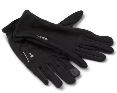 Briv Runner Black - Løpehanske, størrelse L
