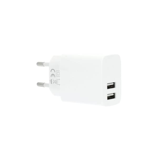 Gear Lader 220V 2xUSB-A 3,4A Hvit