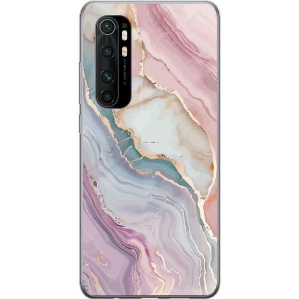 Mobildeksel til Xiaomi Mi Note 10 Lite med Marmor motiv