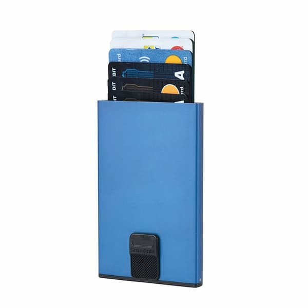 Samsonite Kortholder Wallet ALUFIT RFID Slide Alu Blå
