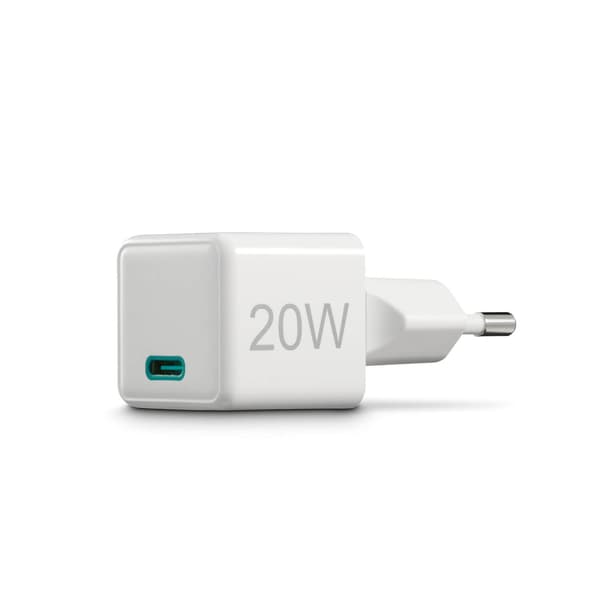 Hama Lader USB-C PD 20W Hurtig Hvit