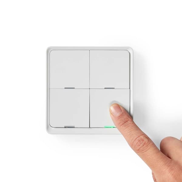 Nedis SmartLife Strömbrytare | Väggfäste | Android™ / IOS | Plast | Vit
