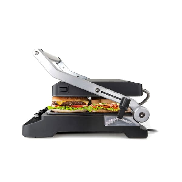 BLACK+DECKER Bordgrill, Ekstra Plade 2000W, Børstet Stål