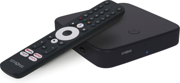 Strong SRT423 4K + DVB-T2/C Wi-Fi 4K Android TV-mediaspelare/digitalbox