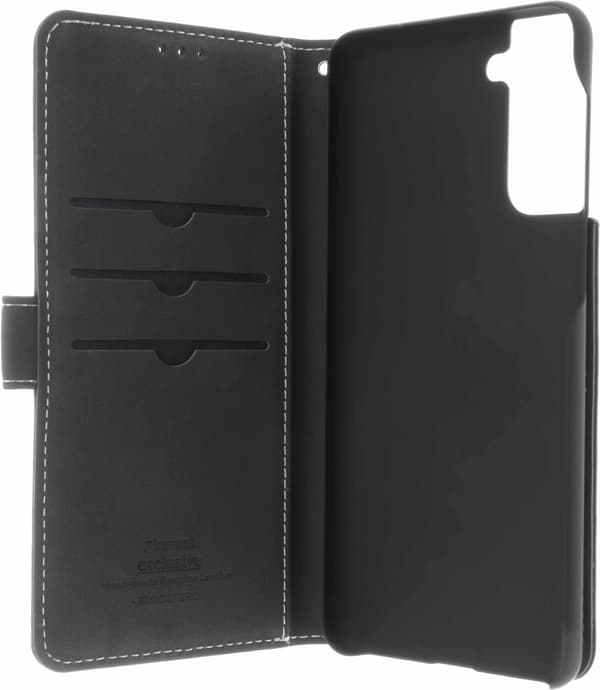 Insmat Eksklusivt flip-etui, Samsung S21, sort