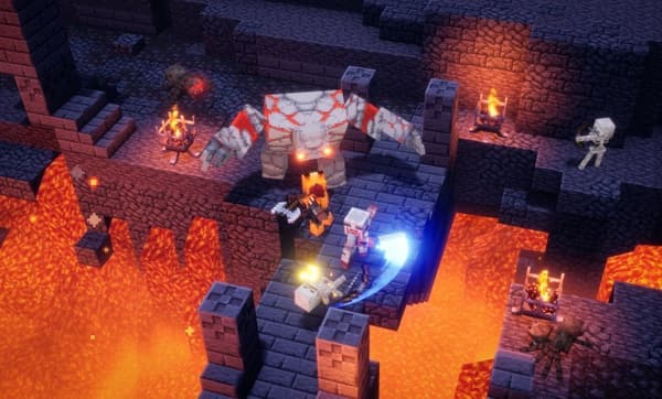 MOJANG Minecraft: Dungeons - Ultimate Edition -peli, PS4