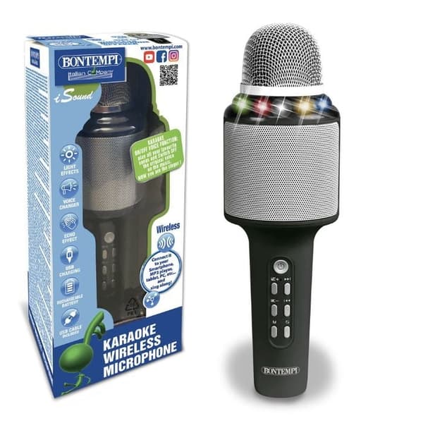 Bontempi Trådlös mikrofon för karaoke (485010)