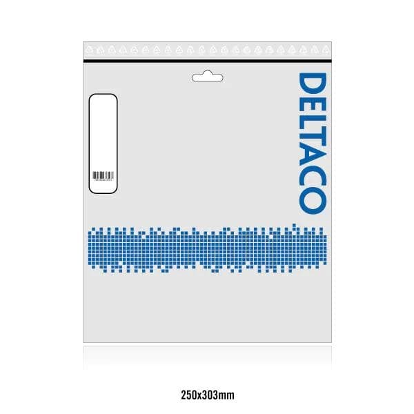 DELTACO F/UTP Cat6 patchkabel, LSZH (Low Smoke Zero Halogen), 0,3m, gr