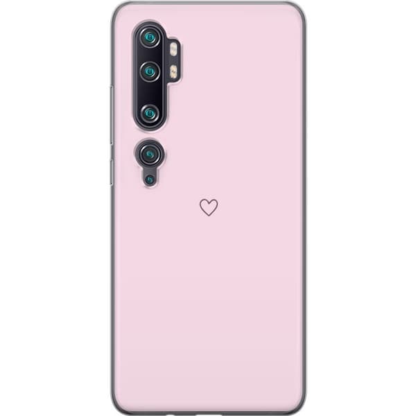 Mobildeksel til Xiaomi Mi Note 10 Pro med Hjerte motiv