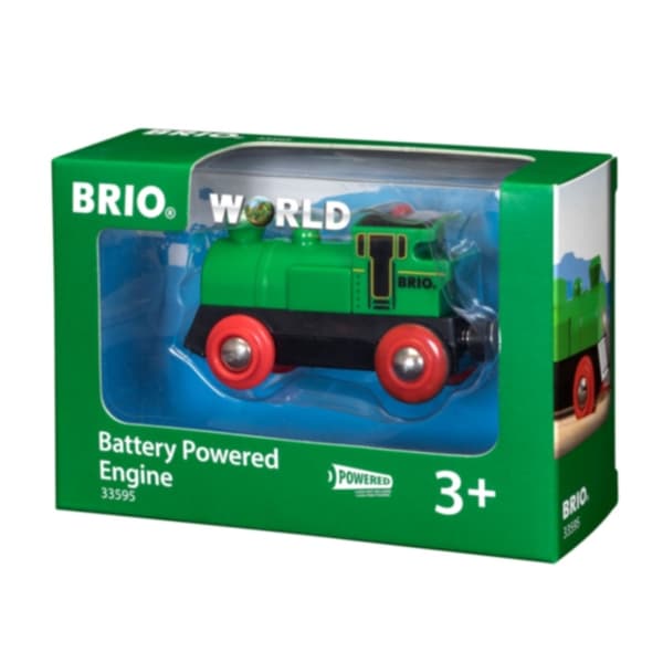 Brio 33595 B/O Lokomotiv Grønn/Sort