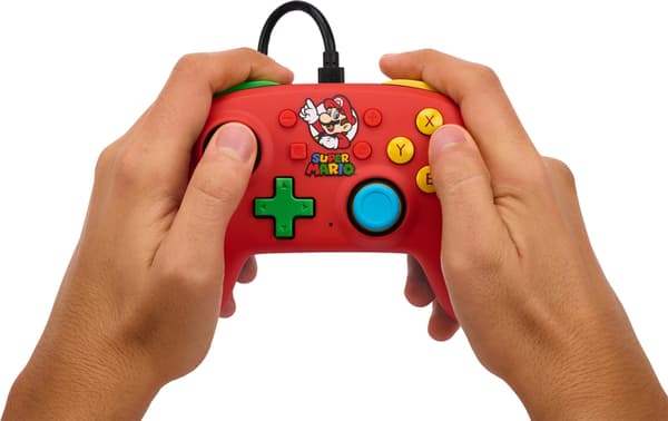 PowerA Nano trådbunden handkontroll, Mario Medley, Switch