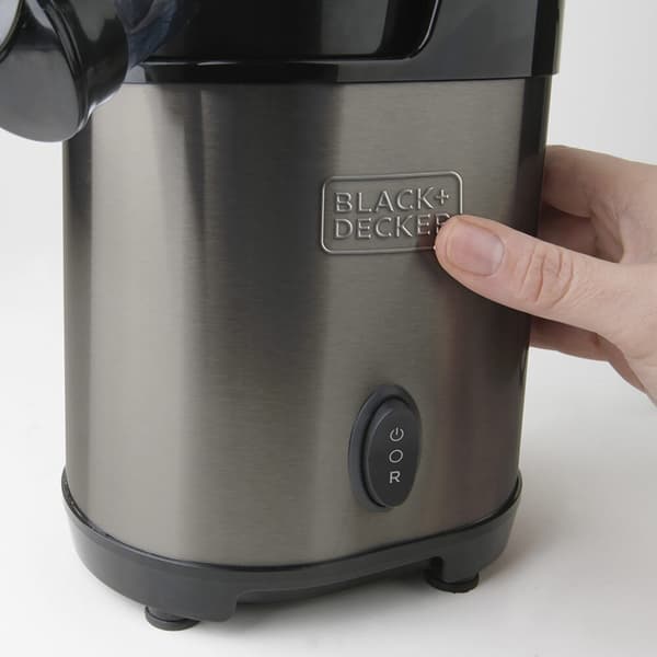BLACK+DECKER Slowjuicer BXJE200E Børstet Rustfrit Stål