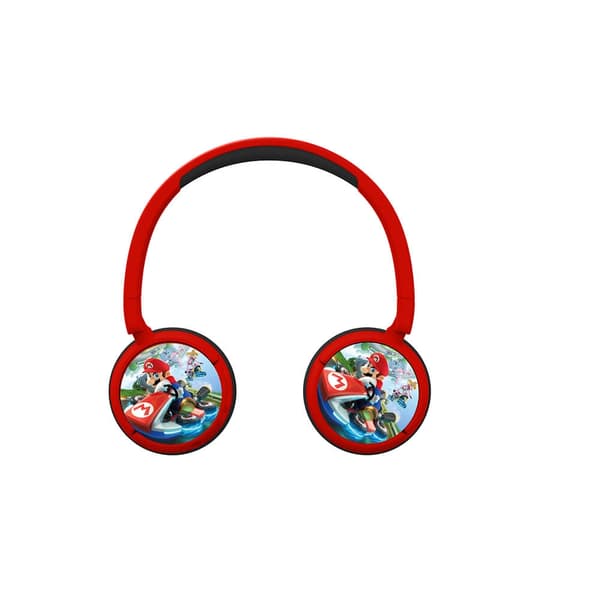 Super Mario MARIO Headphone On-Ear Junior  Wireless 85dB/95dB Sharing Aux