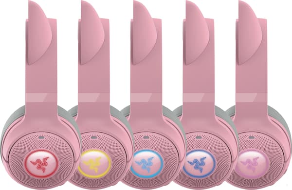 Razer Kraken Kitty V2 Bluetooth Gaming Headset, Rosa