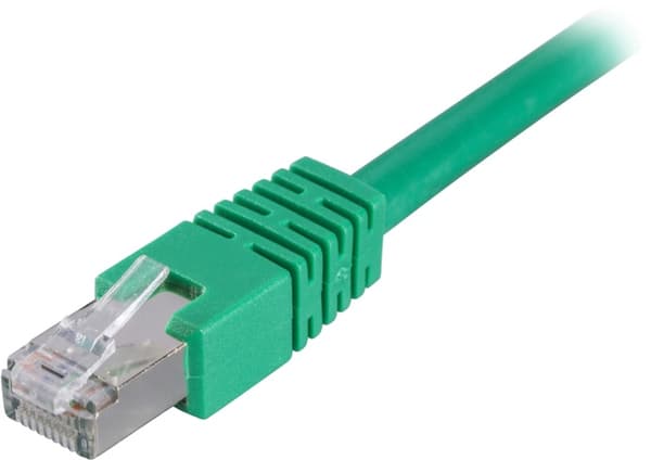 DELTACO F/UTP Cat6 patchkabel, LSZH (Low smoke zero halogen), 1,5m, gr