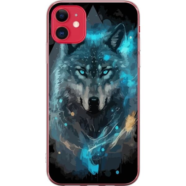 Mobildeksel til Apple iPhone 11 med Ulve motiv