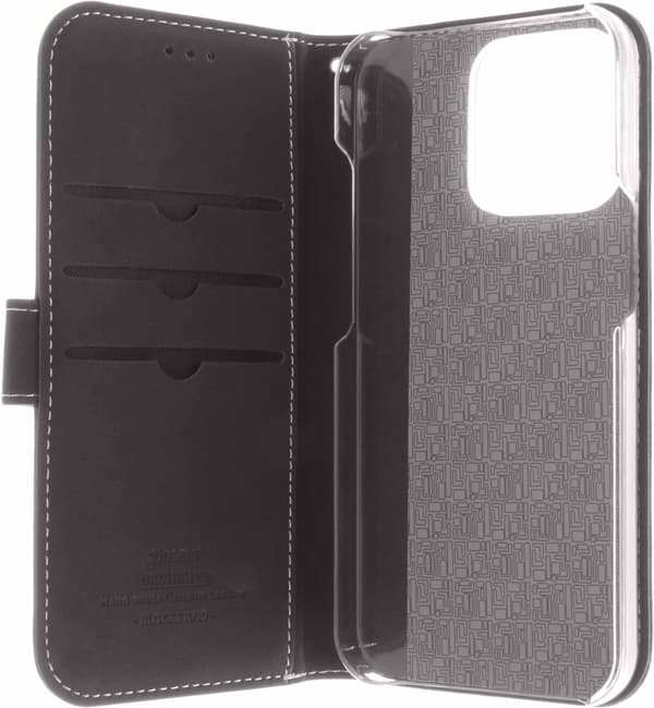 Insmat Exclusive Flip Case Plånboksfodral, iPhone 13 Pro, svart