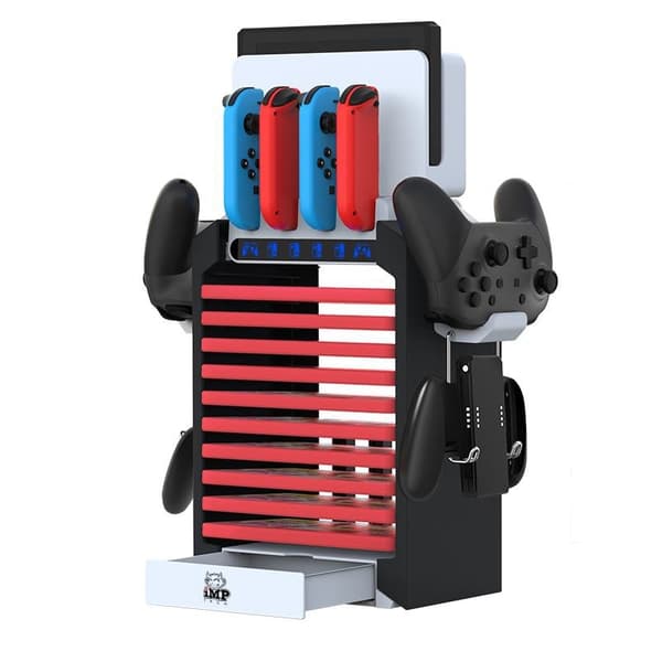 iMP TECH Monitoiminen jalusta kytkimelle ja kytkimelle OLED