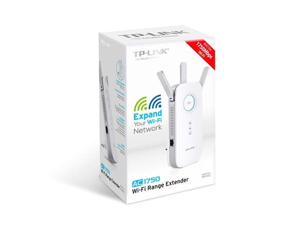 TP-LINK RE450 - Accesspoint, 802.11ac, 1750Mbps, hvid
