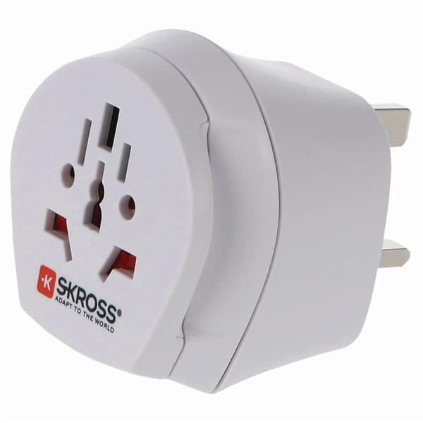 SKROSS Rejseadapter Combo - Verden-til-UK Jordet