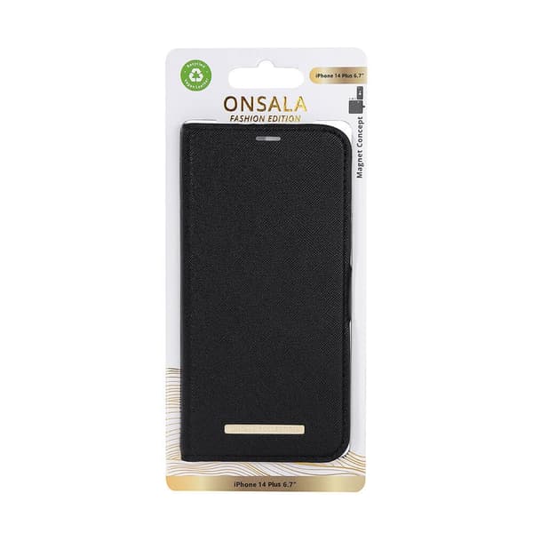Onsala Mobildeksel ECO Midnight Black iPhone 14 Plus