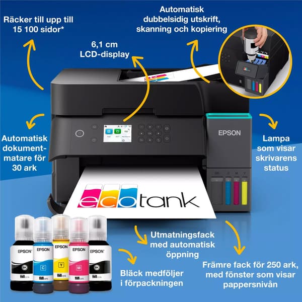 Epson Blekkstråleskriver EcoTank ET-3950Epson