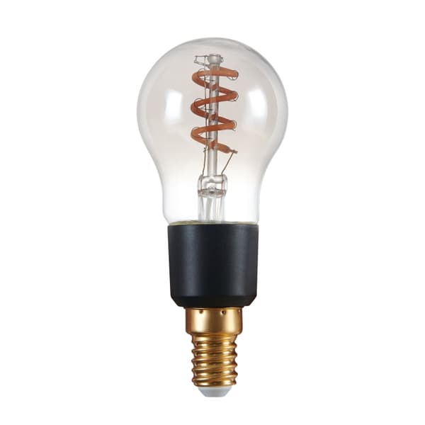 Eglo E14 P45 spiral, røyk - Varm hvit - Zigbee, Bluetooth